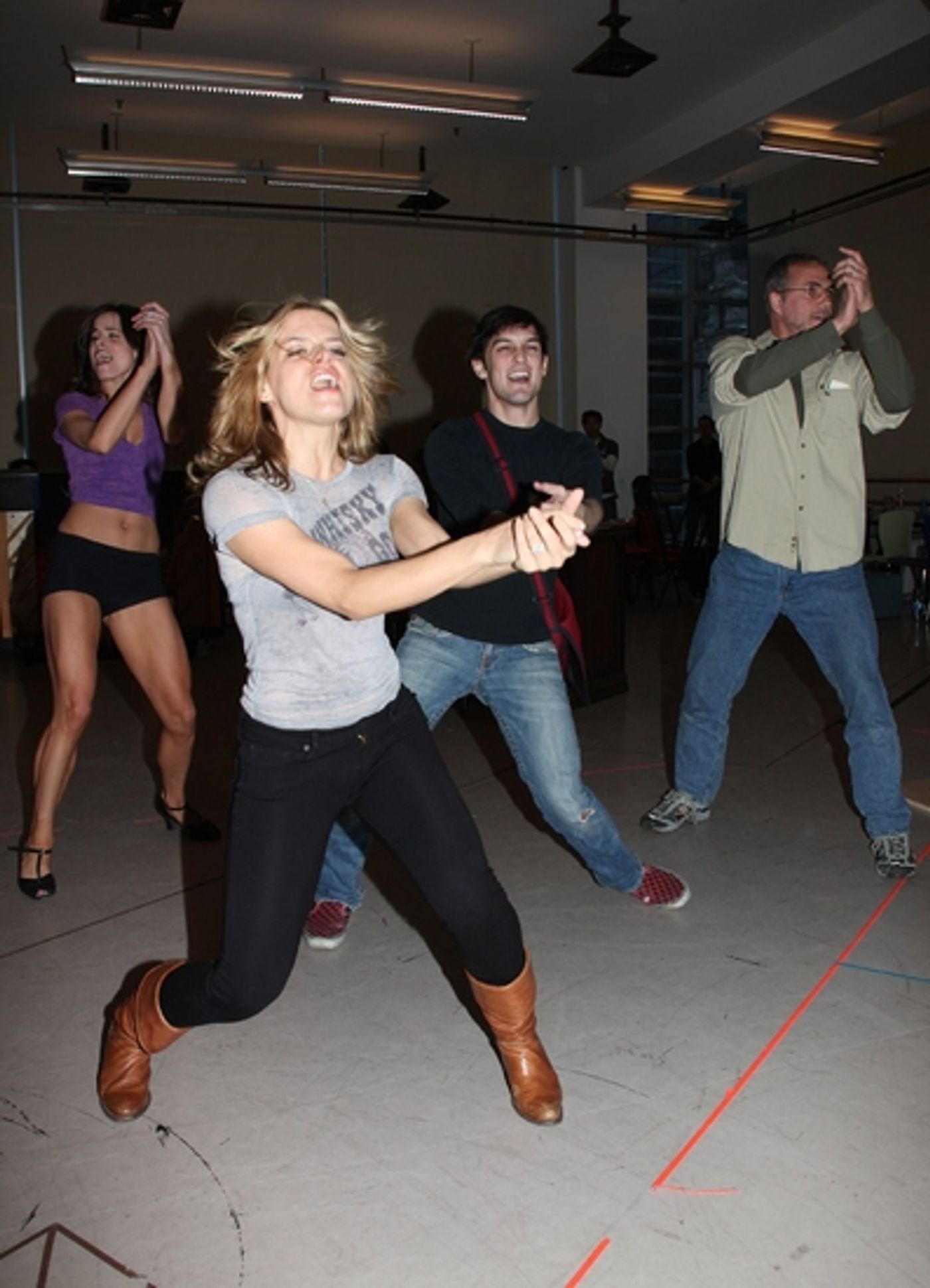 Photo Coverage: 'ROCK OF AGES' First Day of Rehearsal at the New 42nd Street Studios!  Image