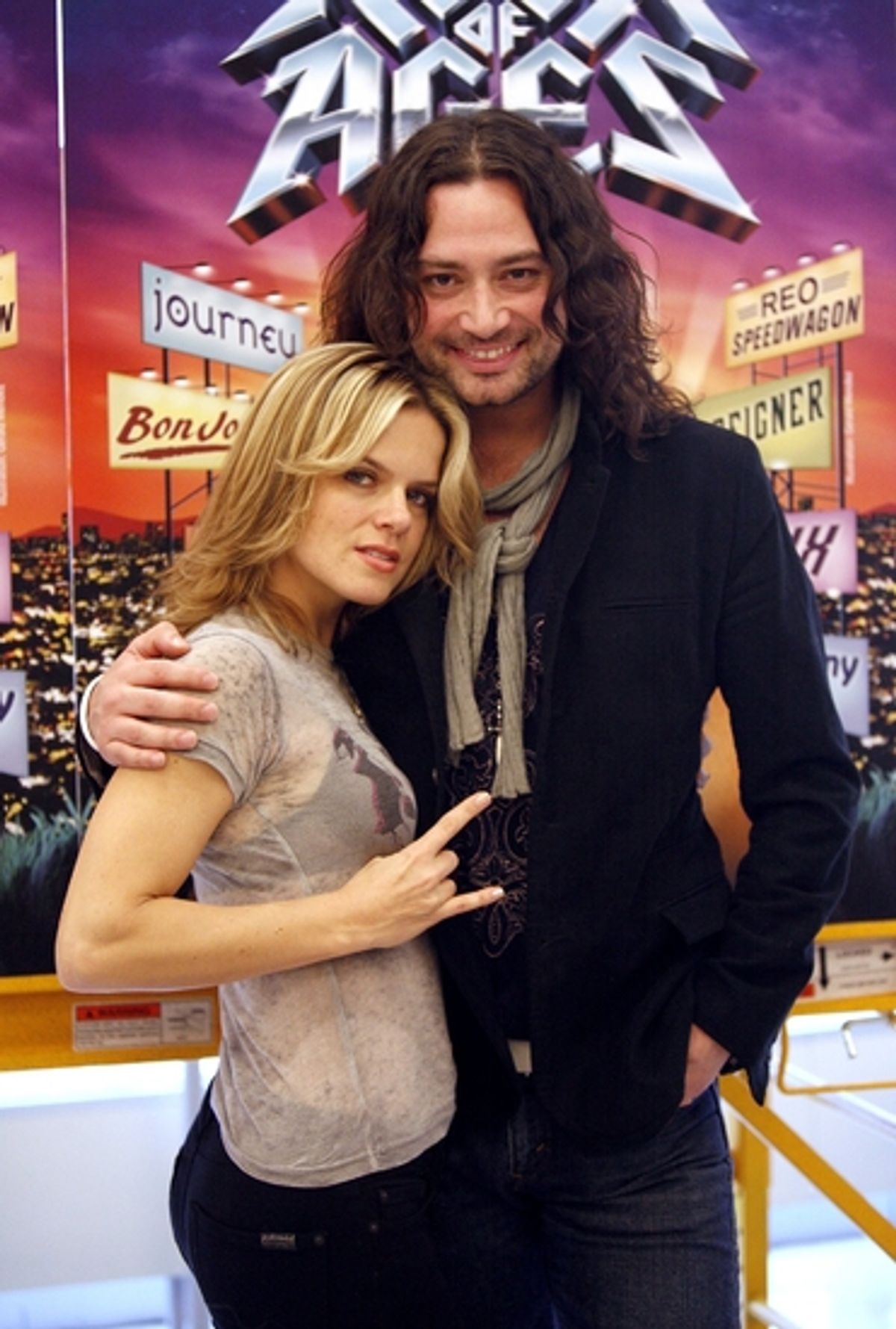Amy Spanger and Constantine Maroulis at 