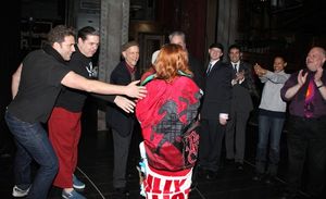 Craig Bierko, Oliver Platt and Lorin Latarro

 Photo