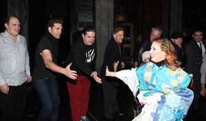 Glenn Fleshler, Craig Bierko, Oliver Platt and Lorin Latarro

 Photo