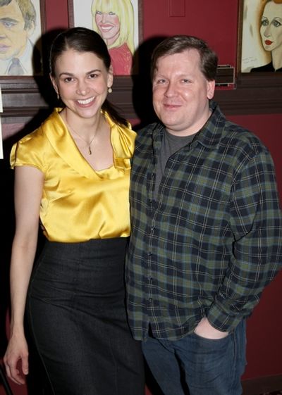 Sutton Foster and David Lindsay-Abaire

 Photo