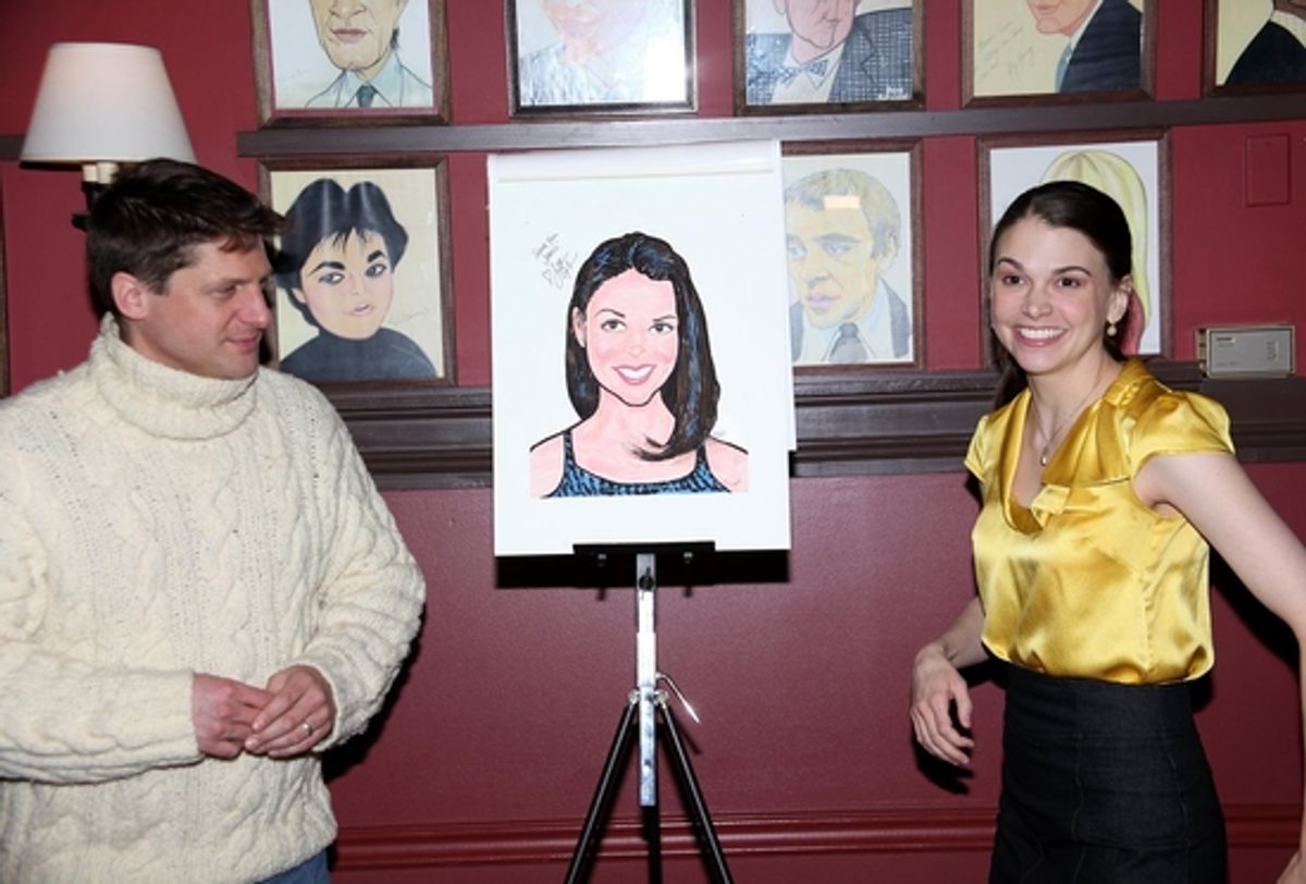 Christopher Sieber and Sutton Foster

 at 