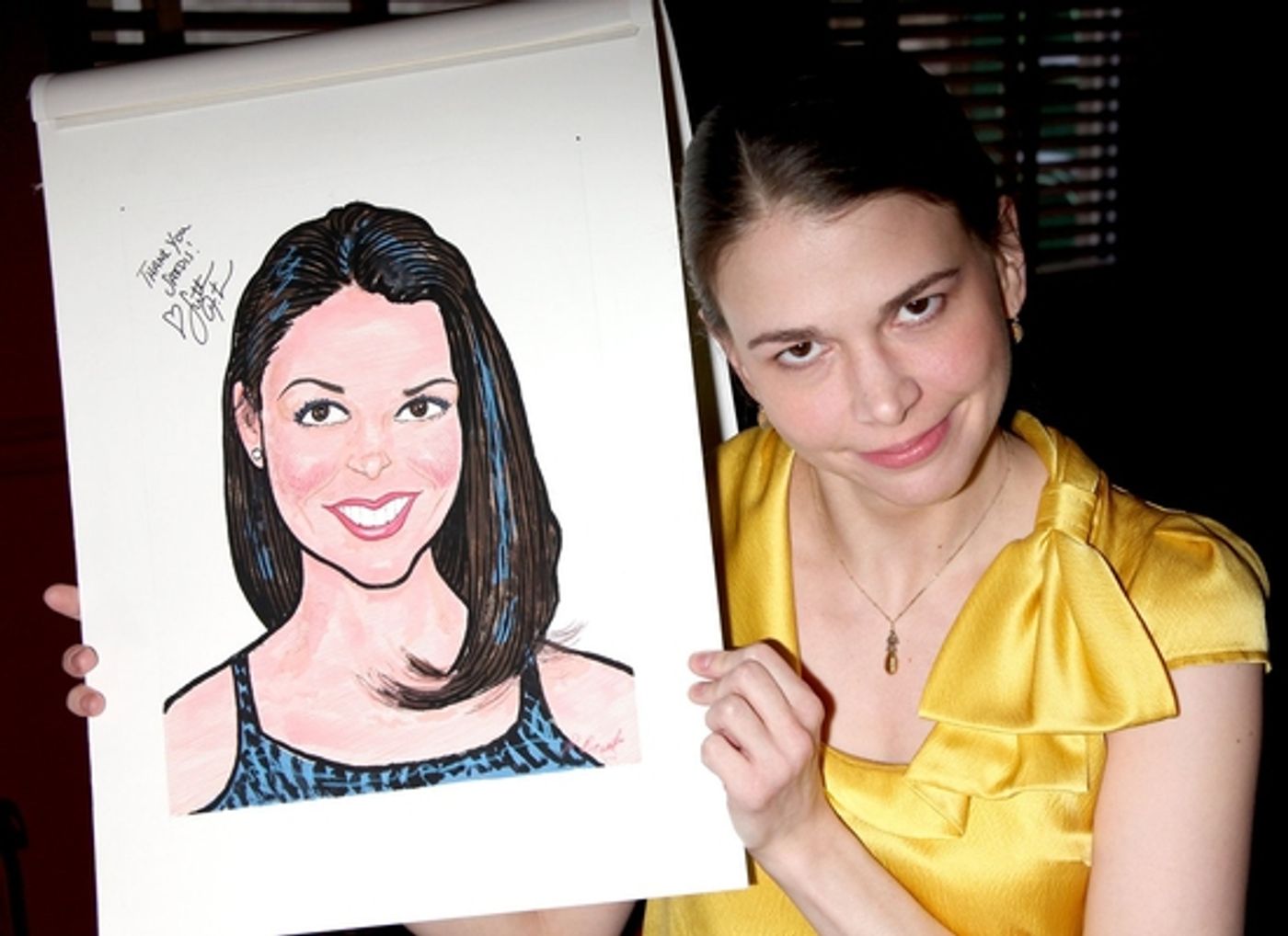 Photo Coverage: Sutton Foster Joins Sardi's Wall Of Fame  Image