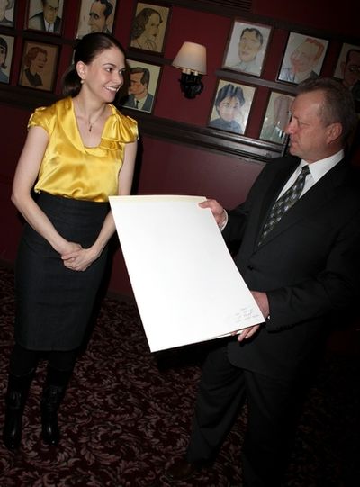 Sutton Foster and Max Klimavicius

 Photo