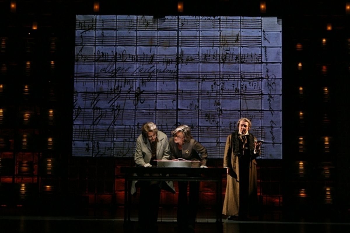 Susan Kellermann, Jane Fonda, and Zach Grenier at 