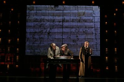 Susan Kellermann, Jane Fonda, and Zach Grenier Photo