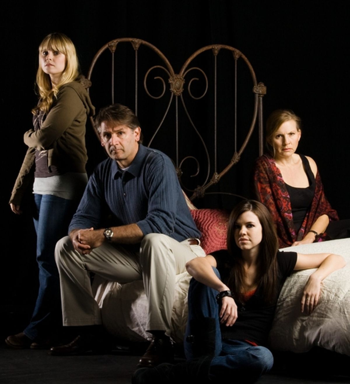 Taylor Coffman, Christian Lebano, Amber Hamilton and Emily Morrison at 