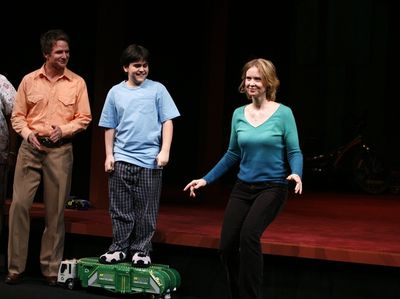 Peter Benson, Matthew Gumley and Cynthia Nixon Photo