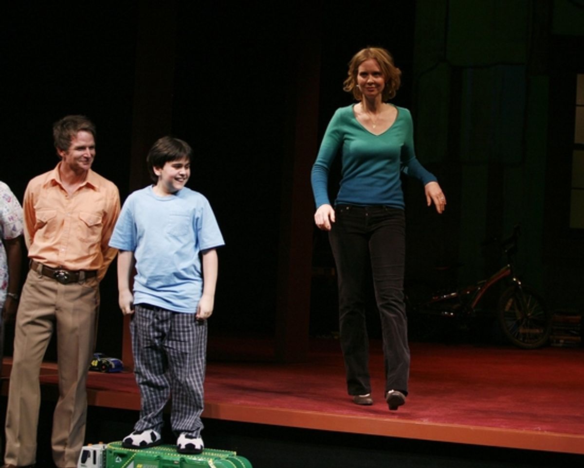 Peter Benson, Matthew Gumley and Cynthia Nixon

 at 