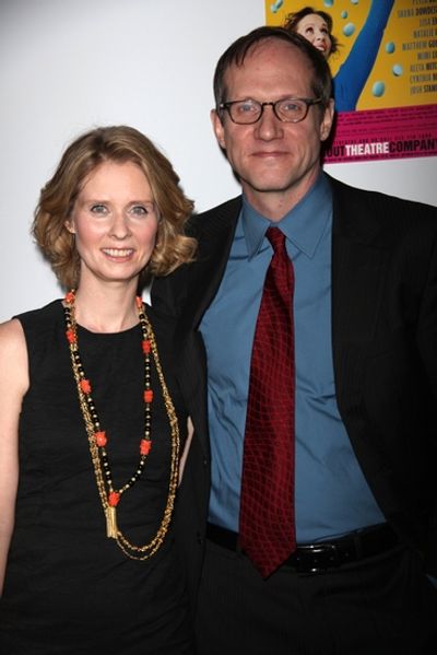 Cynthia Nixon and Mark Brokaw

 Photo