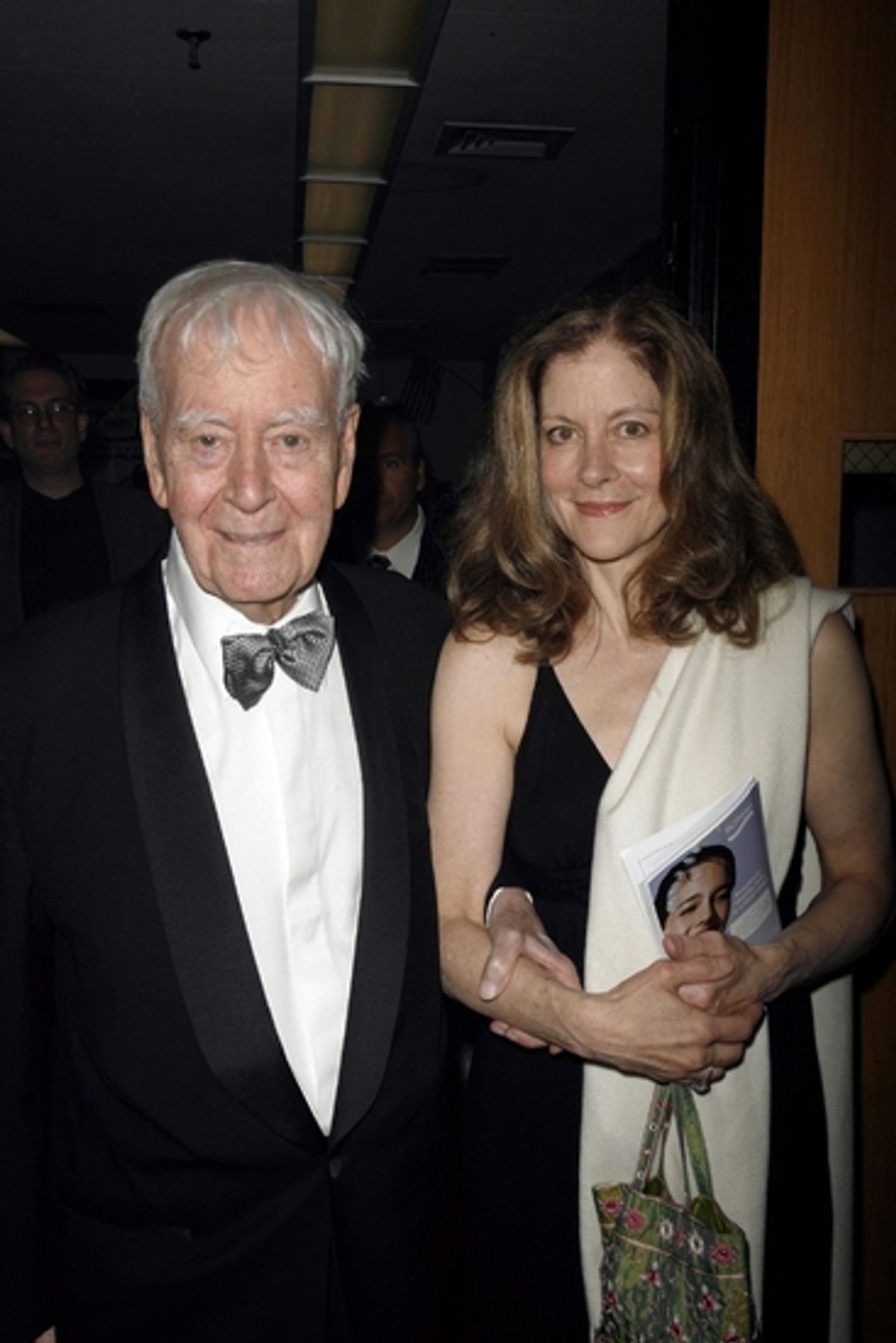Horton Foote and daughter Hallie Foote

 at 