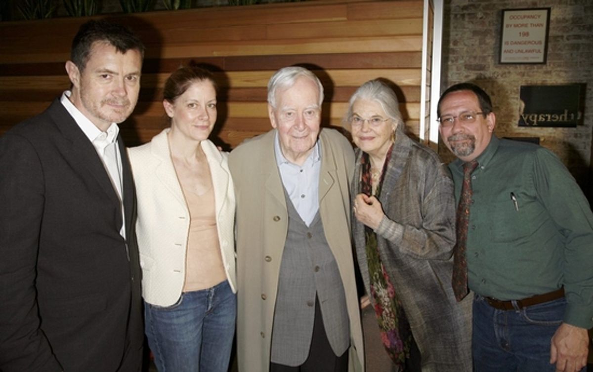 Martin Paklewdinaz, Hallie Foote, Horton Foote and Lois Smith

 at 