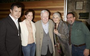 Martin Paklewdinaz, Hallie Foote, Horton Foote and Lois Smith

 Photo