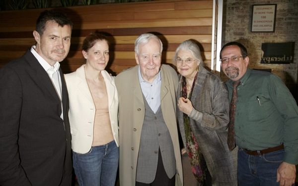 Martin Paklewdinaz, Hallie Foote, Horton Foote and Lois Smith

 Photo