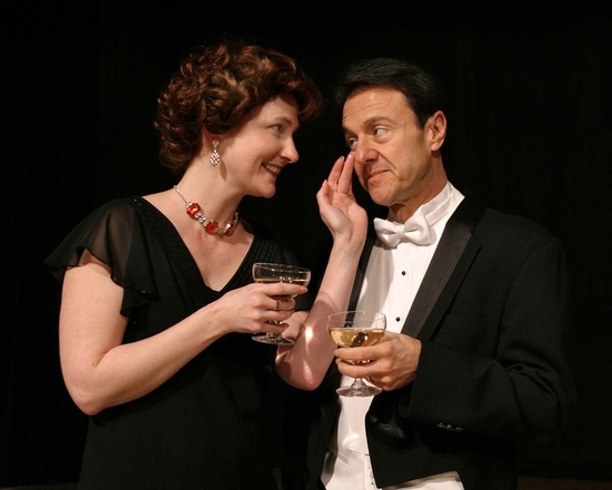 Bernadette Clemens as Lizette Sarnoff and Paul Floriano at 