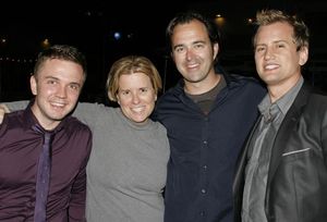 Upright Producer Shane Scheel, Leslie Barclay, Ace Hotel General Manager Jonathan Heath, Upright Producer Chris Isaacson @ BroadwayWorld Upright Producer Shane Scheel, Leslie Barclay, Ace Hotel General Manager Jonathan Hea Photo