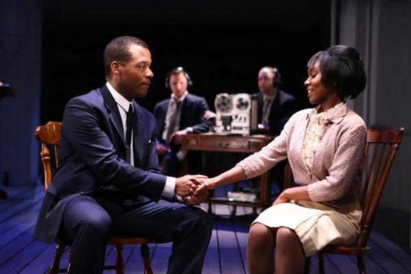 Curtis McClarin and Joniece Abbott-Pratt (foreground) with Quincy Dunn-Baker and Bria Photo