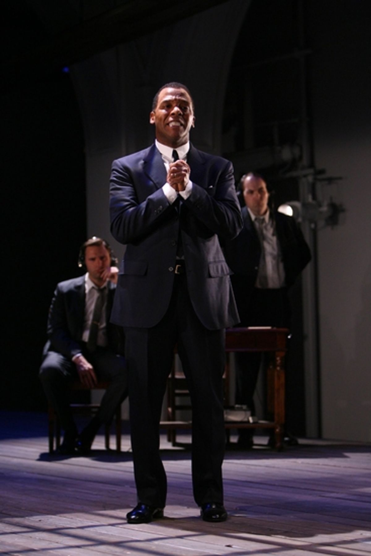 Curtis McClarin with Quincy Dunn-Baker and Brian Wallace  at 