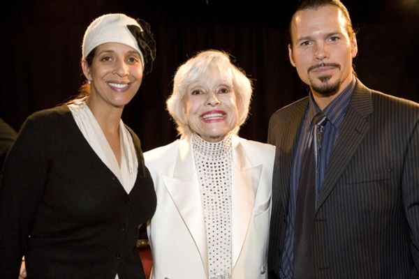 Fox News Anchor Christine Devine, Carol Channing and Musician Sean McNabb Photo