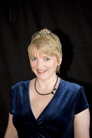 Alison Arngrim wears the Versace Tiara @ BroadwayWorld Alison Arngrim wears the Versace Tiara Photo