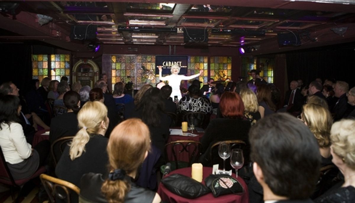 Carol Channing on stage at 