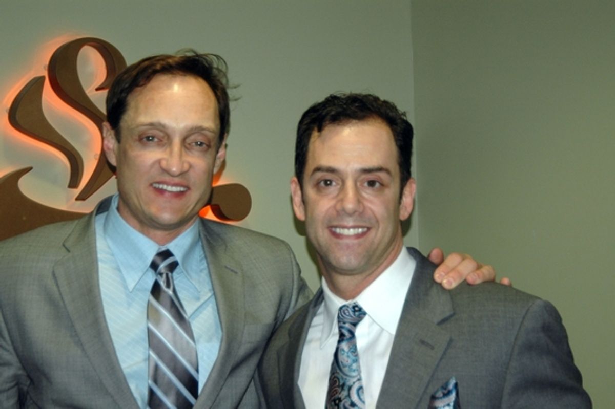 Ed Hummell and Bruce Robert Harris (Associate Producer) at 