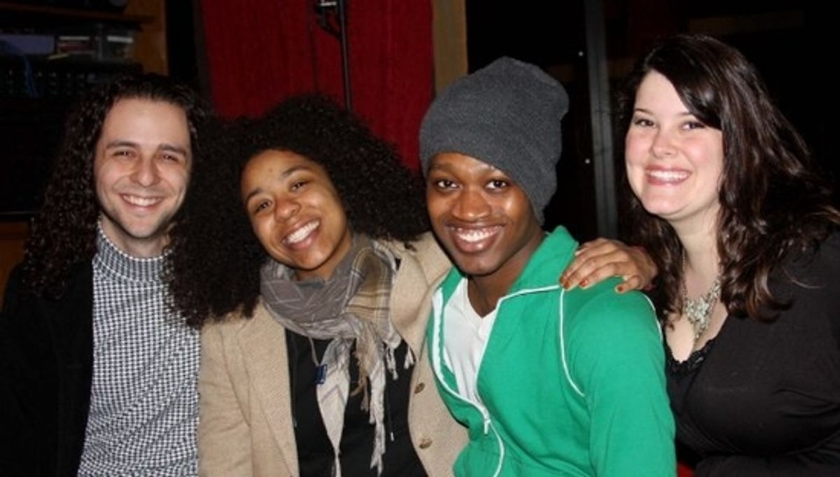 Anthony Hollock, Maya Sharpe, Ato Blankson-Wood & Lauren Elder at 