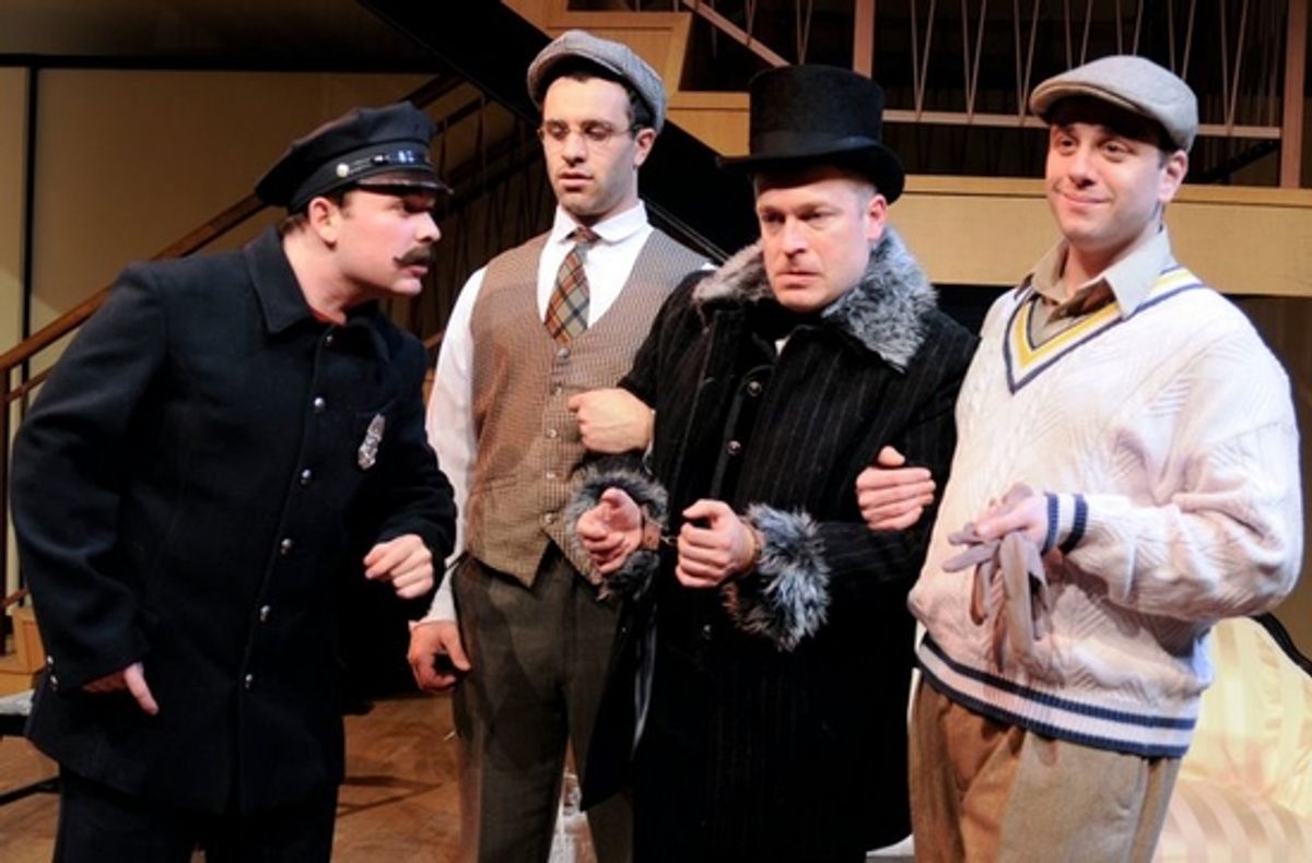 Mark DeFrancis, Aaron Costa Ganis-Damis, Tom Ford-Tartuffe, and Rob Maitner-Valere at 