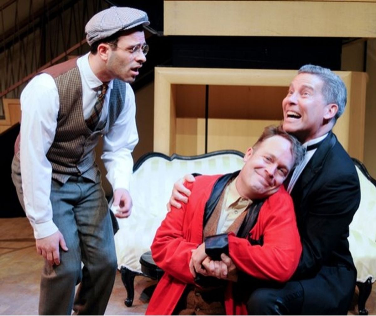 Aaron Costa Ganis-Damis, Tom Ford-Tartuffe and Keith Buterbaugh-Orgon at 