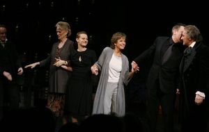 Erik Steele, Susan Kellermann, Samantha Mathis, Jane Fonda, Moises Kaufman and Zach G Photo