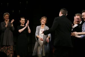 Erik Steele, Susan Kellermann, Samantha Mathis, Jane Fonda, Moises Kaufman, Zach Gren Photo