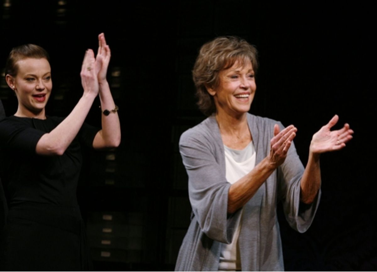 Samantha Mathis and Jane Fonda at 