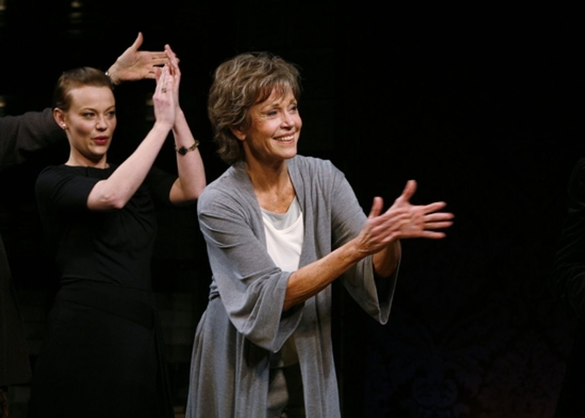 Samantha Mathis and Jane Fonda at 