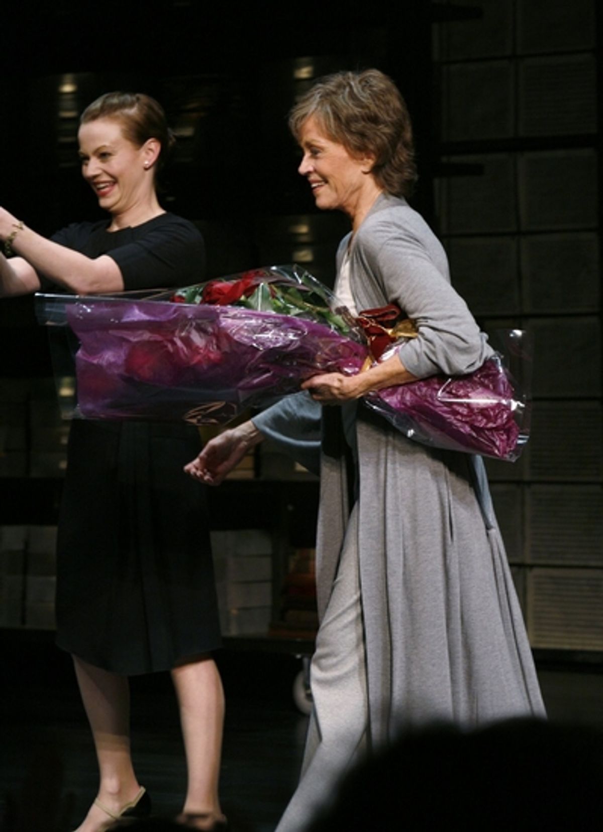 Samantha Mathis and Jane Fonda at 