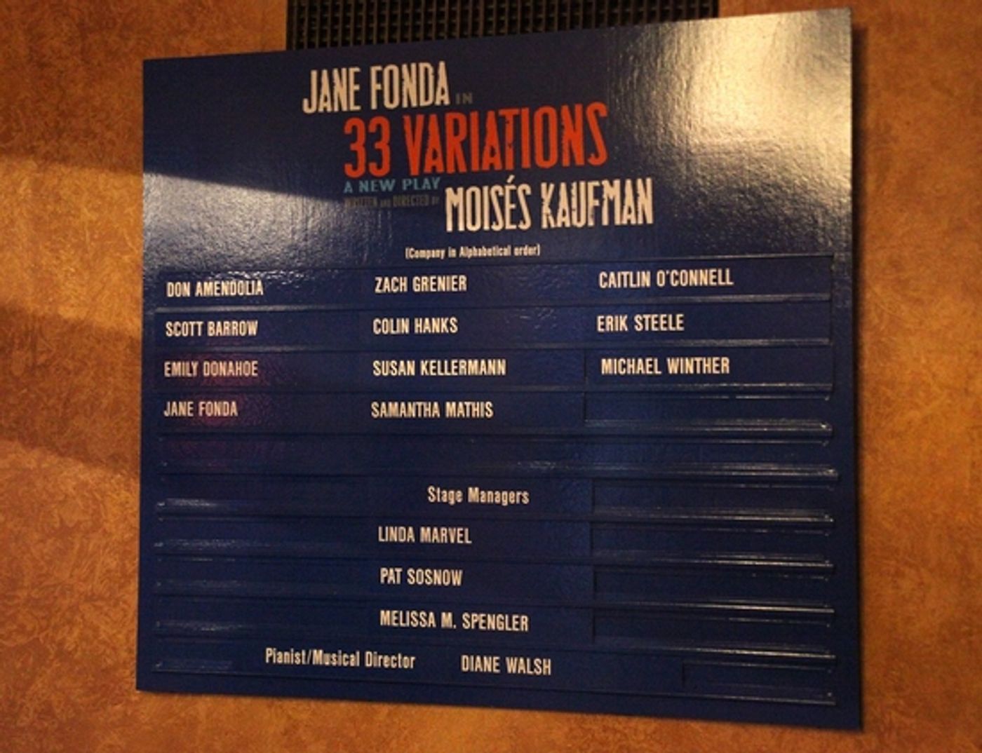 Photo Coverage: 33 VARIATIONS Opening Night Curtain Call  Image