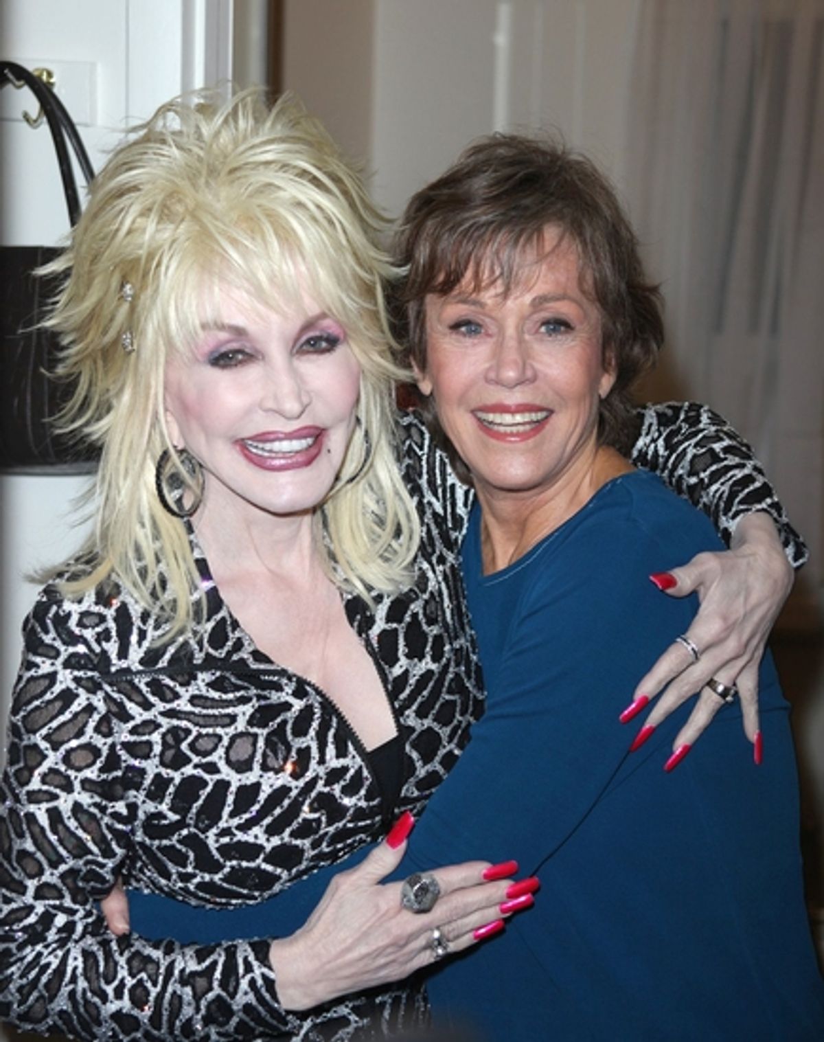 Dolly Parton and Jane Fonda at 