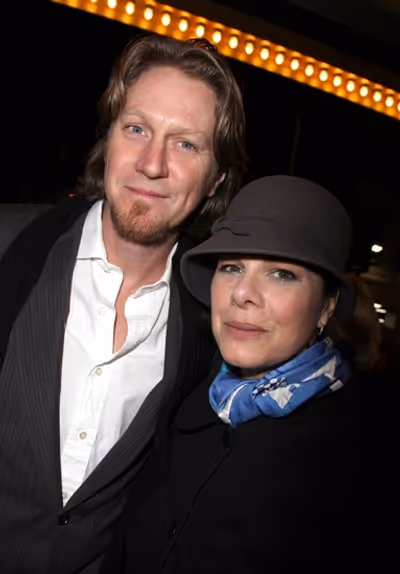 Thaddaeus Scheel and Marcia Gay Harden Photo