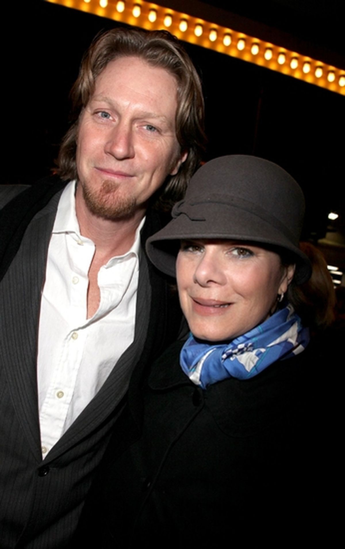 Thaddaeus Scheel and Marcia Gay Harden

 at 