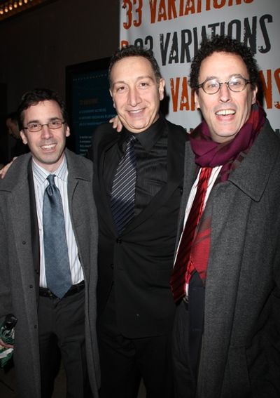 Mark Harris, Moises Kaufman and Tony Kushner

 Photo
