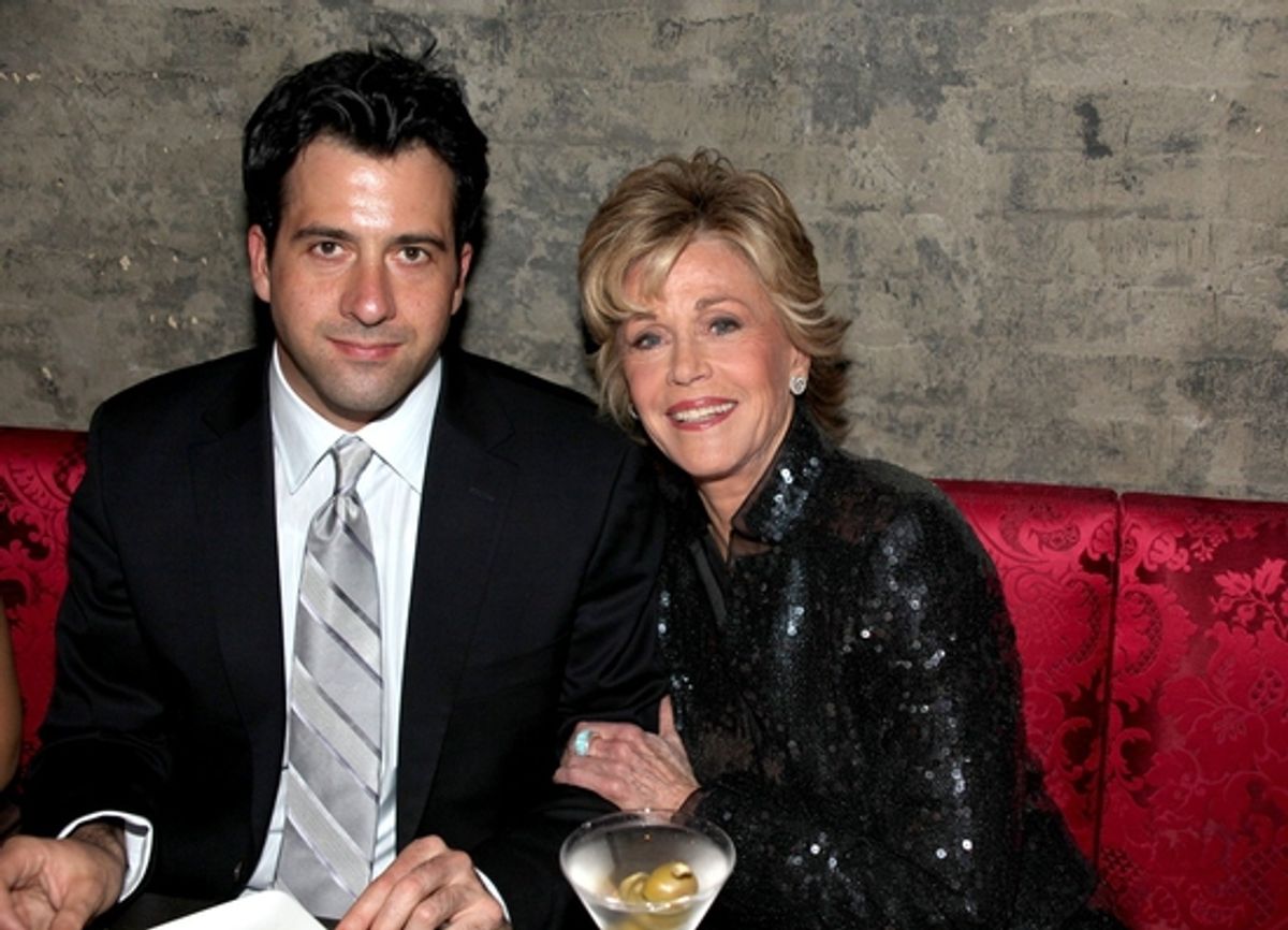 Troy Garity and Jane Fonda at 