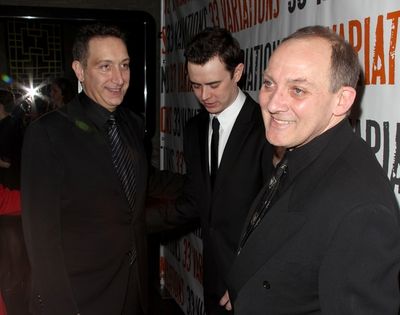 Moises Kaufman, Colin Hanks and Zach Grenier Photo