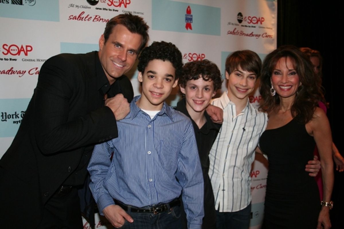 Cameron Mathison, David Alvarez, Trent Kowalik, Kiril Kulish and Susan Lucci at 