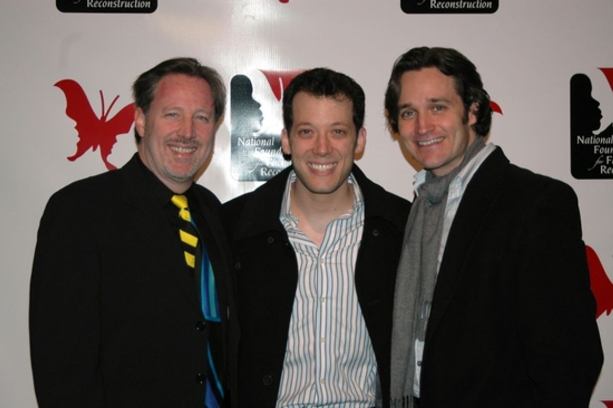John McDaniel, John Tartaglia and Michael Shawn Lewis at 