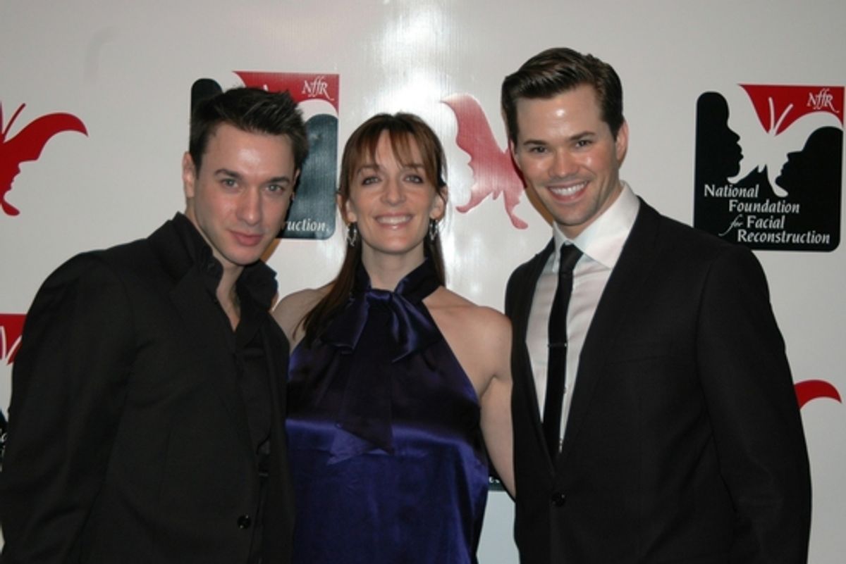 John Carroll, Julia Murney and Andrew Rannells at 