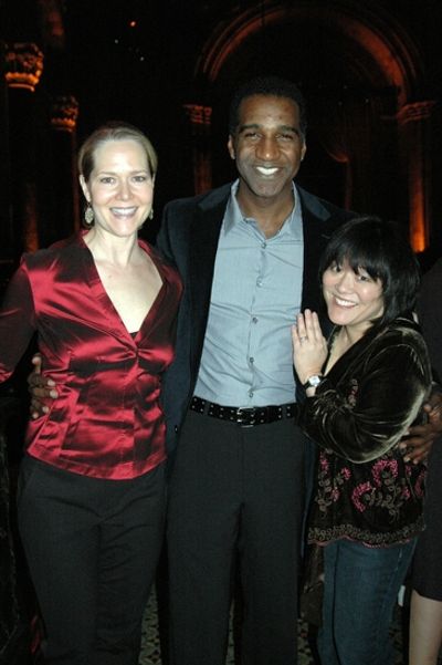 Rebecca Luker, Norm Lewis and Ann Harada Photo