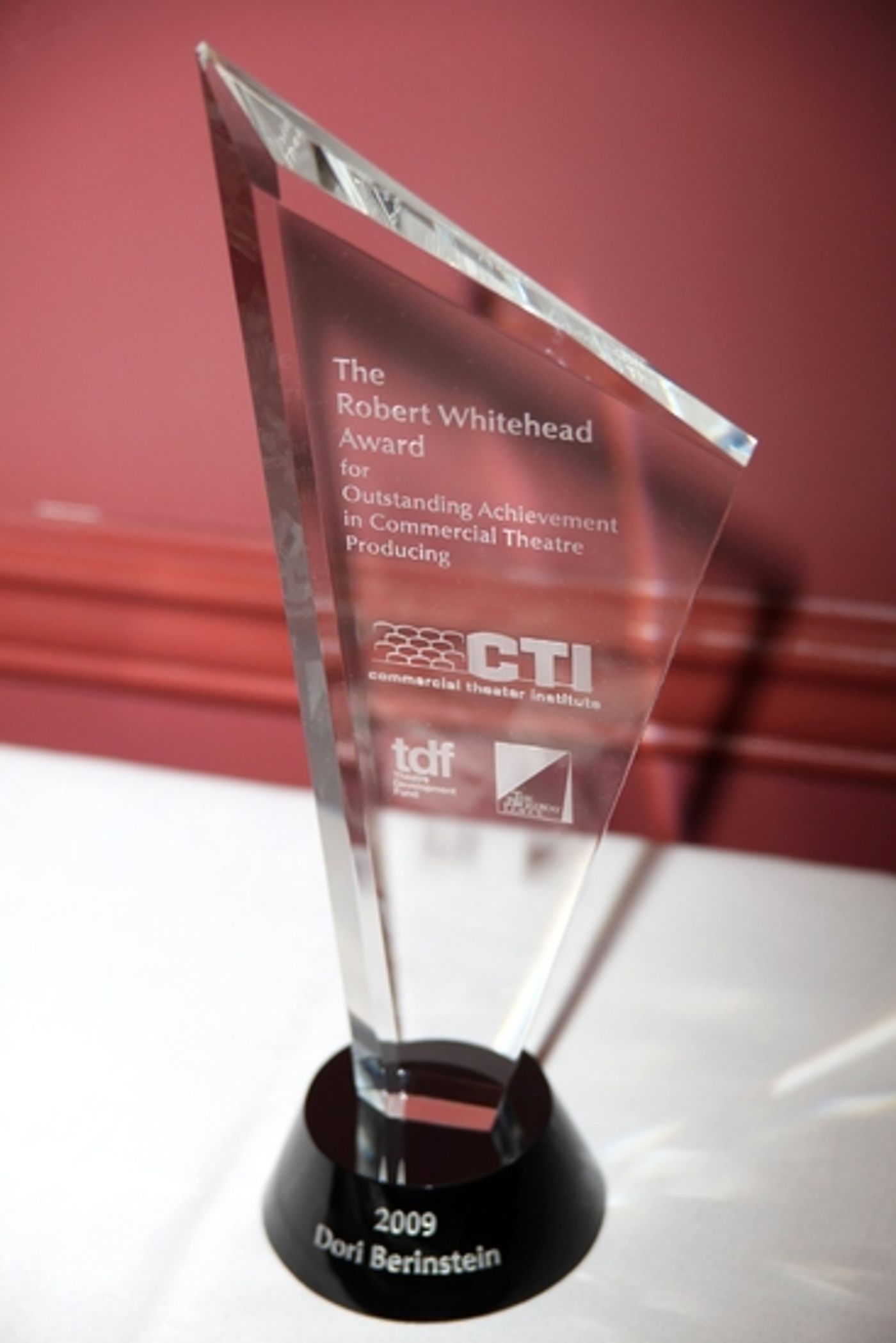 Photo Coverage: Dori Berinstein Receives CTI's Robert Whitehead Award Photo Coverage: Dori Berinstein Receives CTI's Robert Whitehead Award Image