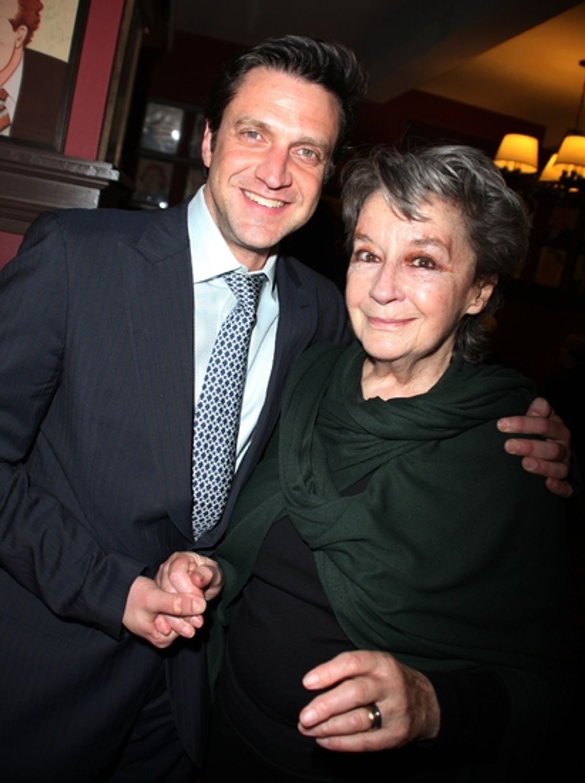 Raul Esparza and Zoe Caldwell

 at 