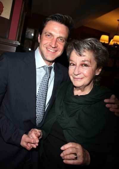 Raul Esparza and Zoe Caldwell Photo
