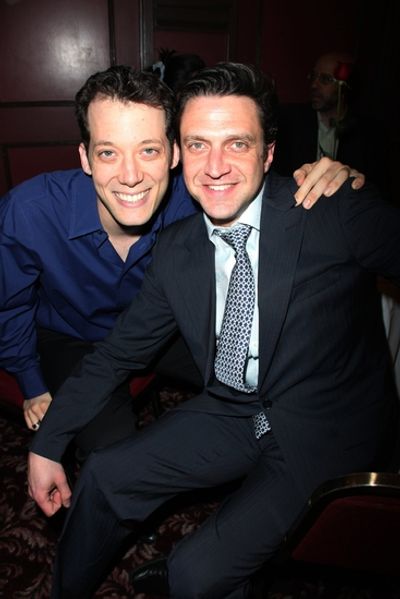 John Tartaglia and Raul Esparza Photo