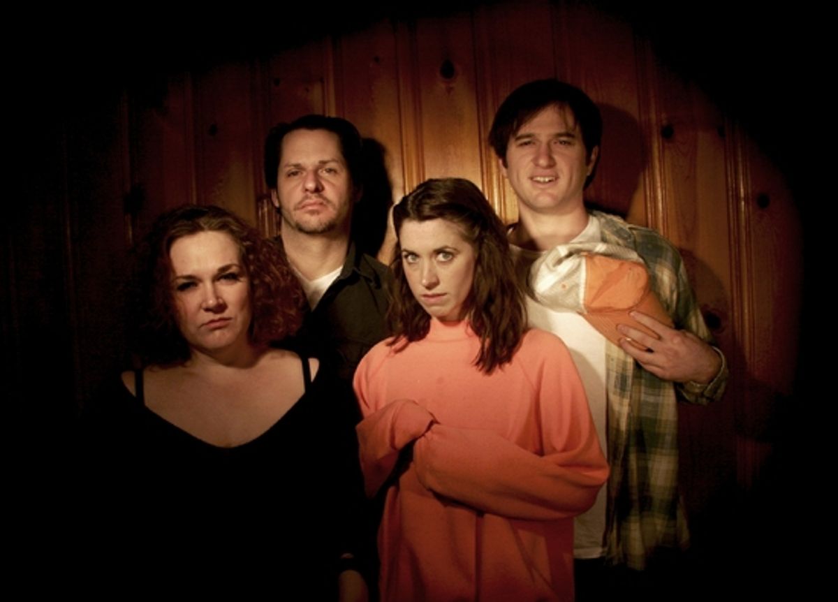 Jamie Warrow, Jamie Richards, Jon Ager, and Christa Coulter at 